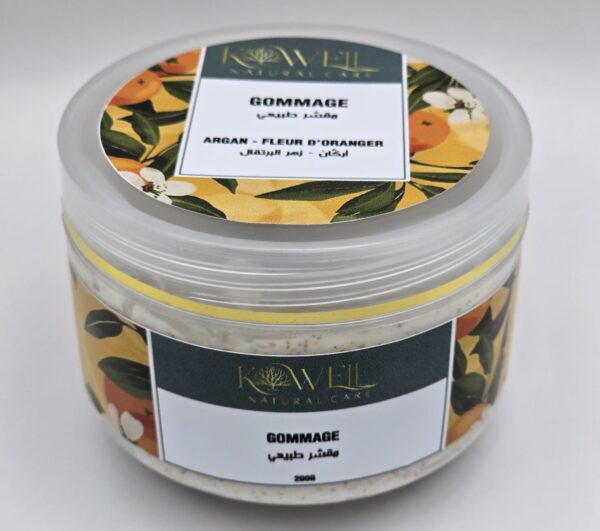 GOMMAGE ARGAN – FLEUR D’ORANGER